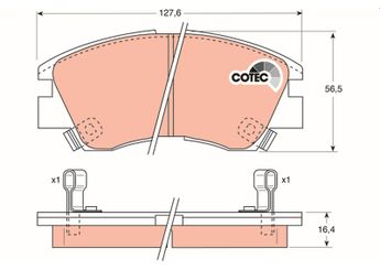 Fren Disk Balata Ön MANDO MPM03  AY040MT005 MB162522 MB500812 MB500816 MZ690017 MB500819 MR162524 MR389523 MB699088 MR128799 MR162523 MR389526 MB699087 MB500813 MB500814 MB500815 MZ690334 MZ690002 AY040-MT005