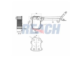 Motor Yağ Soğutucu  GVA 4275010  3C117021J 3C117021D 03C117021D 3C117021E 03C117021E 03C117021J 3C117021N 03C117021N L03C117021N