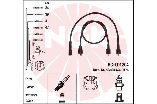 Buji Kablosu  NGK 9176