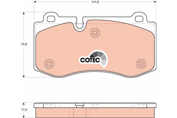 Fren Disk Balata Ön TRW GDB1667