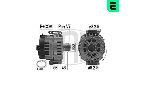 Alternatör  Mercedes C -Serisi Estate (BM 204)(01.2011->)  ERA 209181