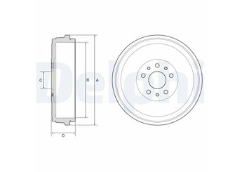 Kampana Arka Sağ veya Sol DELPHI BF629  51864509 51940007 568001 95512101