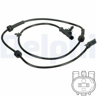 Abs Sensörü Ön Sağ veya Sol Nissan Micra (K12E)(11.2002->)  DELPHI SS20616