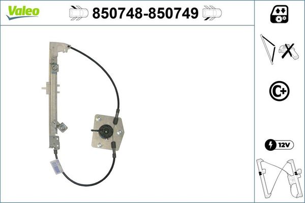 Cam Krikosu Arka Sol VALEO 850748