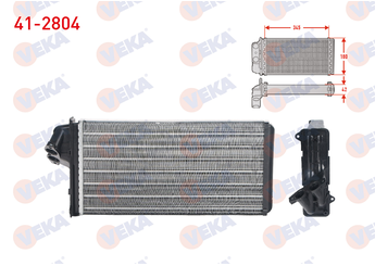 Kalorifer Radyatörü  VEKA 41-2804  38350001 A0038350001 003 835 00 01