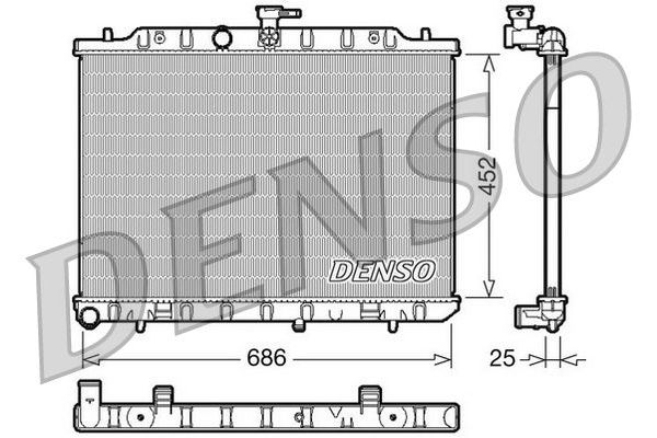 Su Radyatörü  DENSO DRM46007