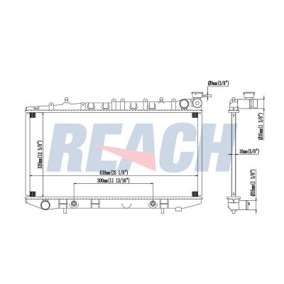 Su Radyatörü  Nissan Primera 4 Kapı/ Traveller [SW] (P10/W10)(1989->)  ORİS BNI013016