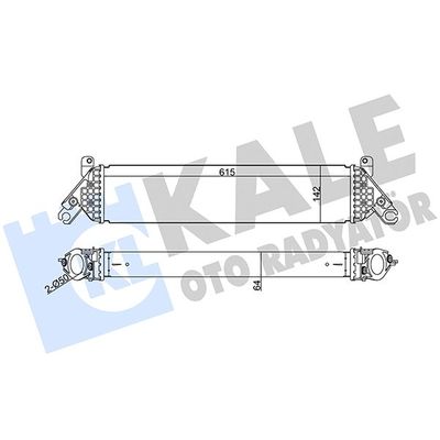 Turbo Radyatörü  Mazda 3 Sedan (BM/BN)(07.2013->)  KALE 344960