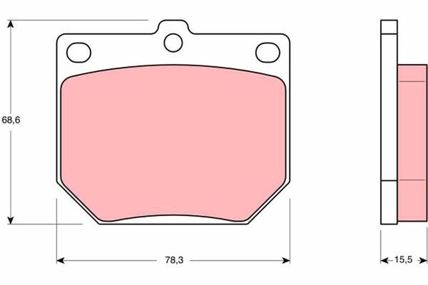 Fren Disk Balata Ön BEŞER 3375