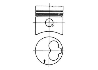 Piston (77.01MM-0.50)  KONEKS 239006  68107065AH 68107065AQ 68107065BA 272032 272072 68103101E 068 103 101 E 68107065AB 068 107 065 AB 068 107 065 AH 68107065AJ 068 107 065 AJ 068 107 065 BA 68107065BC 068 107 065 BC 68107065D 068 107 065 D 68107065E 068 107 065 E 68107065F 068 107 065 F 68107065H 068 107 065 H 68107107E 068107107E 69107065 069 107 065 69107065C 069 107 065 C 75107101H 075 107 101 H
