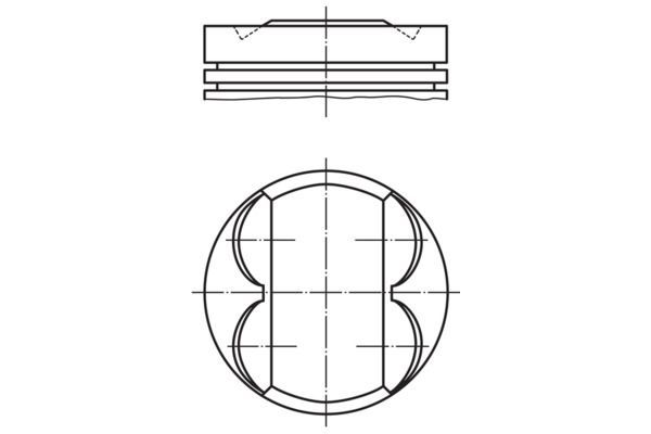 Piston (86.40MM-STD)  MAHLE 009 32 00
