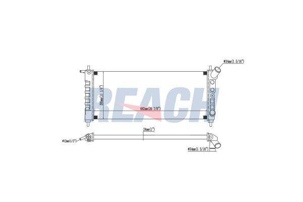 Su Radyatörü  RADISEN RR 63297