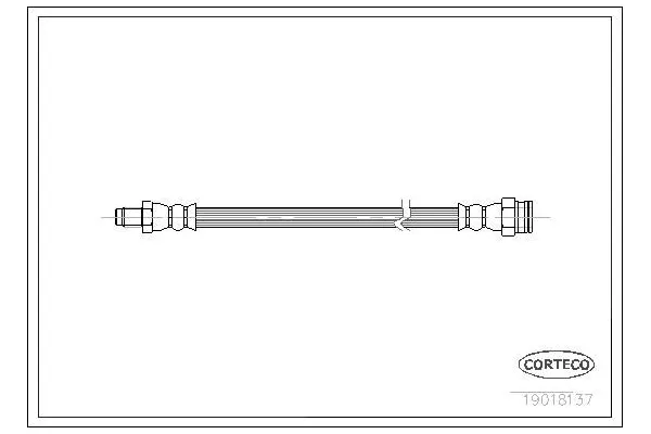 Fren Hortumu Arka Sağ veya Sol Seat Marbella (12.1986->)  BSG 25-730-001