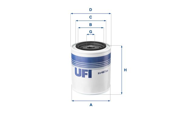 Yağ Filtresi  UFI 23.467.00