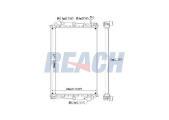 Su Radyatörü  RADISEN RR 61427  1241583 1265520 1265522 1348001