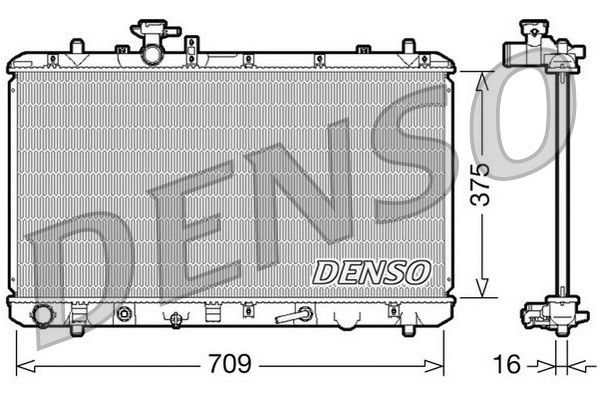 Su Radyatörü  DENSO DRM47024