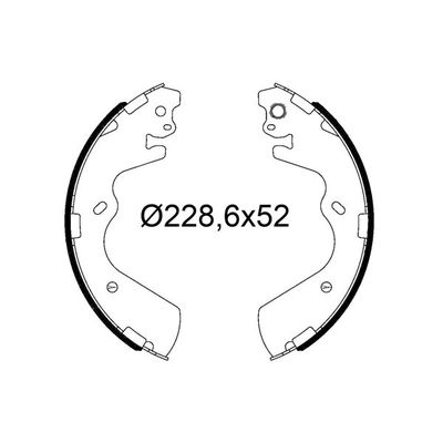 Fren Pabuçlu Balata Arka VALEO 564333