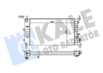 Su Radyatörü  KALE 103200  93AT8005AA 93AT 8005 AA 1664036 1664037 1664040 1664046 1664070 1664076 1668439 1668910 6550325 6550326 6550329 6550330 6559621 6559622 6559626 6559627 6562897 6562898 6562902 6562903 6912232 6912235 92AB8005CB 92AB8005CC 92AB8005DB 92AB8005KB 92AB8005KC 92AB8005LB R92AB8005CC R92AB8005KC R92AB8005LB