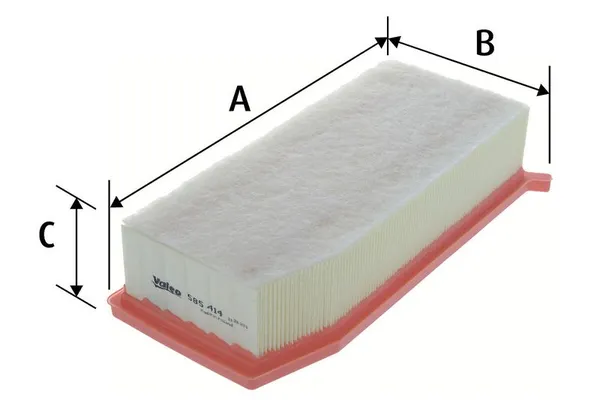 Hava Filtresi  Dacia Duster I (03.2010->)  VALEO 585414