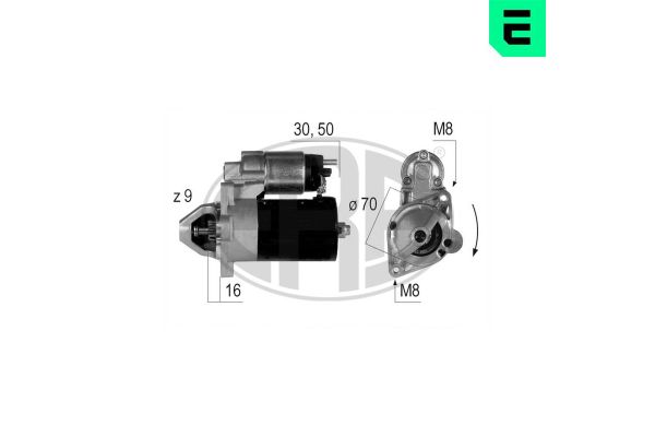 Marş Dinamosu  Smart Fortwo Coupe (02.2003->)  ERA 220214A