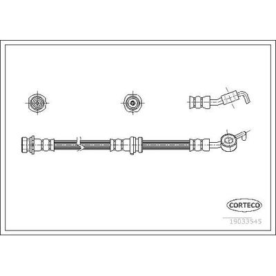 Fren Hortumu Ön Sol ASPART 3HOS1234