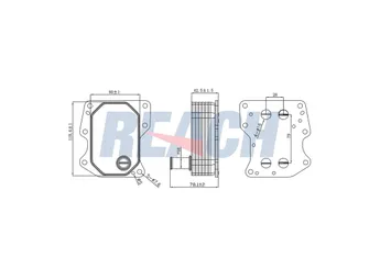 Motor Yağ Soğutucu  FORD ORJINAL BK3Q6B624CD  BK3Q6B624CD 1469718 1842739 2027615 2128720 7C166B624BB BK3Q6B624CA BK3Q6B624CB BK3Q6B624CC