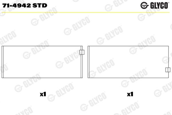 Kol Yatak (STD)  GLYCO 71-4942 STD