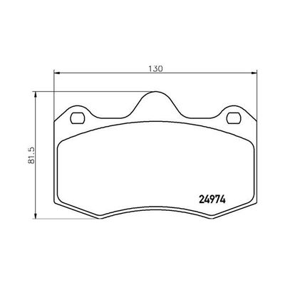 Fren Disk Balata Ön Seat Ibiza (6L1)(04.2002->)  MAGNETI MARELLI 363700485134