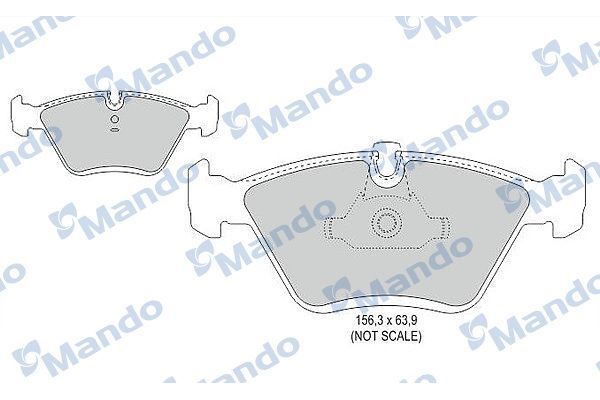 Fren Disk Balata Ön MANDO MBF015406