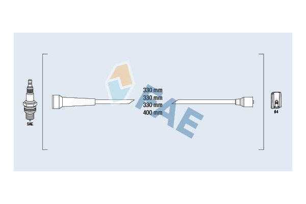 Buji Kablosu  Renault Laguna (B56)(04.1994->)  FAE 86000