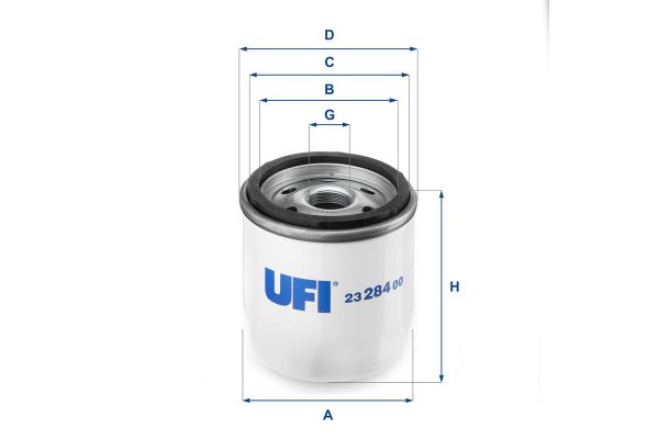 Yağ Filtresi  UFI 23.284.00