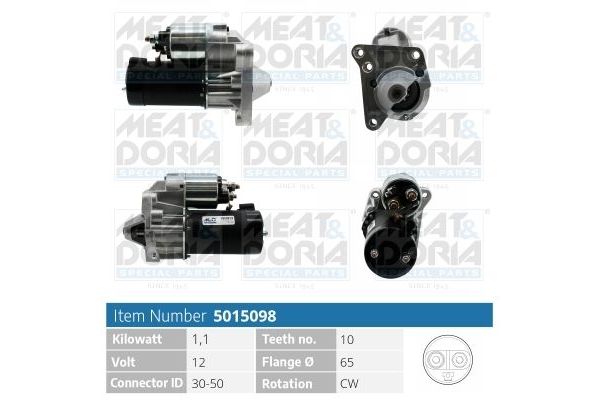 Marş Dinamosu  Renault Clio I Faz I / II (B/C57)(01.1991->)  PARS PRS-STR3040