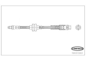 Fren Hortumu Arka Sağ veya Sol FOMOCO AV612282AC  AV612282AC 1681131