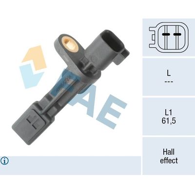 Abs Sensörü Arka Sağ Jeep Wrangler / Wrangler Unlimited (JK)(2007->)  HELLA 6PU 358 218-721