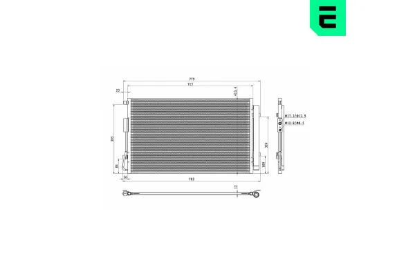 Klima Radyatörü  Hyundai Santa Fe (DM)(2012->)  ERA 667327