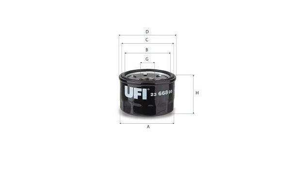 Yağ Filtresi  UFI 23.668.00