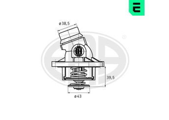 Termostat  ERA 350328A  350328A 11531436386 11 53 1 436 386 PBM000010 PBM 000010 PEL000060 PEL 000060
