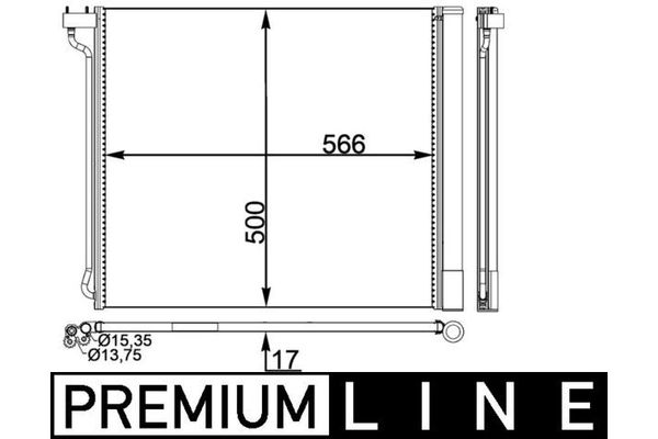 Klima Radyatörü  BMW X5 M Serisi (F85)(2015->)  MAHLE AC 269 000P