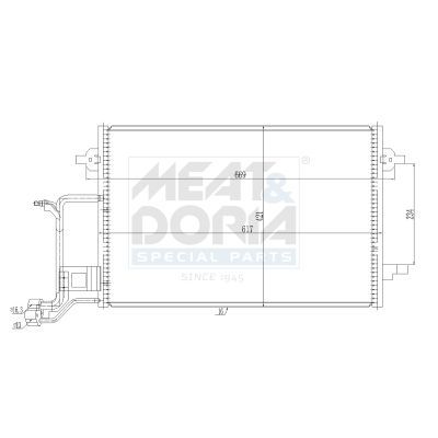 Klima Radyatörü  ORİS CVW722016