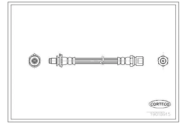 Fren Hortumu Arka Sağ veya Sol Opel Astra F 4 Kapı (1991->)  OTOZONE FHA5000