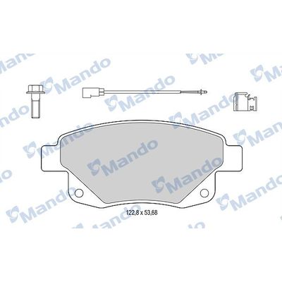 Fren Disk Balata Arka Ford Transit Kombi (TT9)(2006->)  MANDO MBF015035