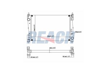 Su Radyatörü  AXAM 02-01-16-6031  1300297 13313296 55700448 55704136
