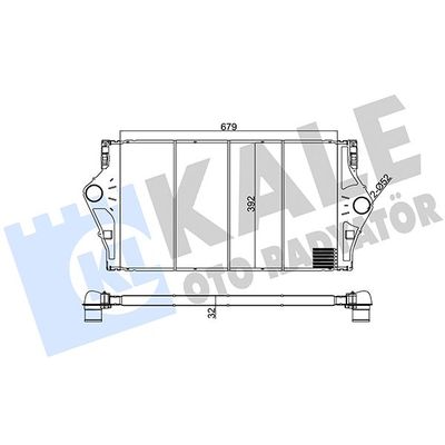 Turbo Radyatörü  Renault Vel Satis (BJ0)(02.2002->)  KALE 345075