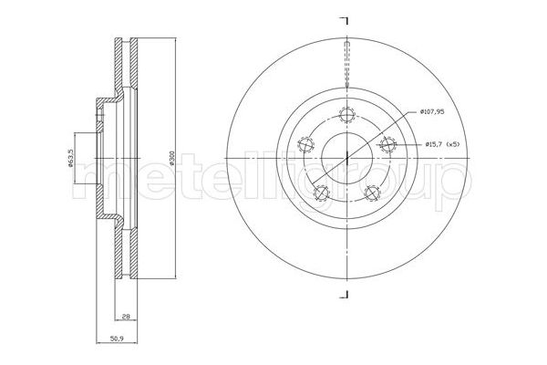 Fren Disk Ayna Ön Sağ ve Sol CIFAM 800-1834C