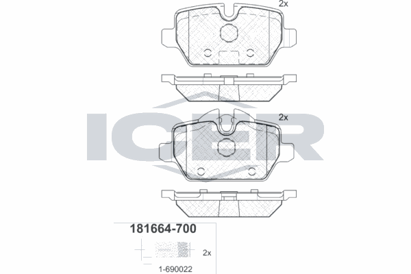 Fren Disk Balata Arka BMW 3 Serisi Sedan (E90)(2004->)  KALE BALATA 23623 174 25 MSH