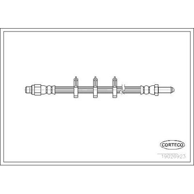 Fren Hortumu Ön Sağ veya Sol BERSE 61010