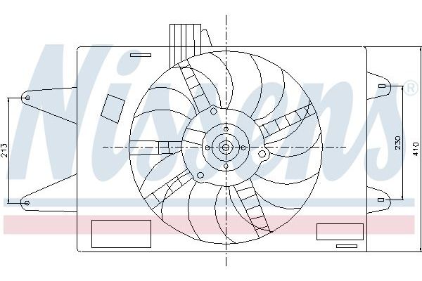 Radyatör Fan ve Motoru  NISSENS 85129