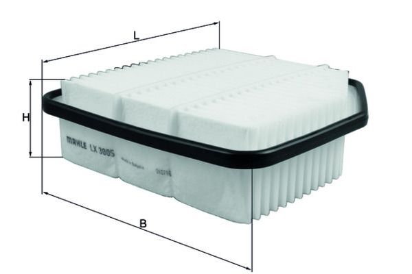 Hava Filtresi  Toyota RAV4 (A3)(2005->)  MAHLE LX 3005