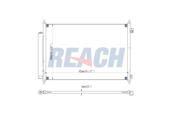 Klima Radyatörü  Nissan X-Trail (T31)(03.2007->)  BSG 63-525-015