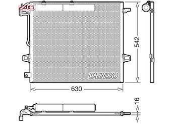 Klima Radyatörü  DENSO DCN17057  A2515000054 2515000054
